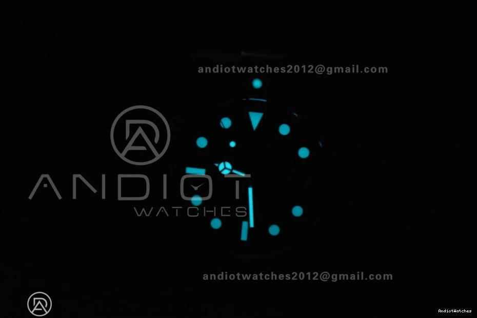 VS Black Bracelet Blue Submariner DIW DLC DLC Dial on 1157 Lightweight Best Edition 1:1 Sandblasted VSF 1219